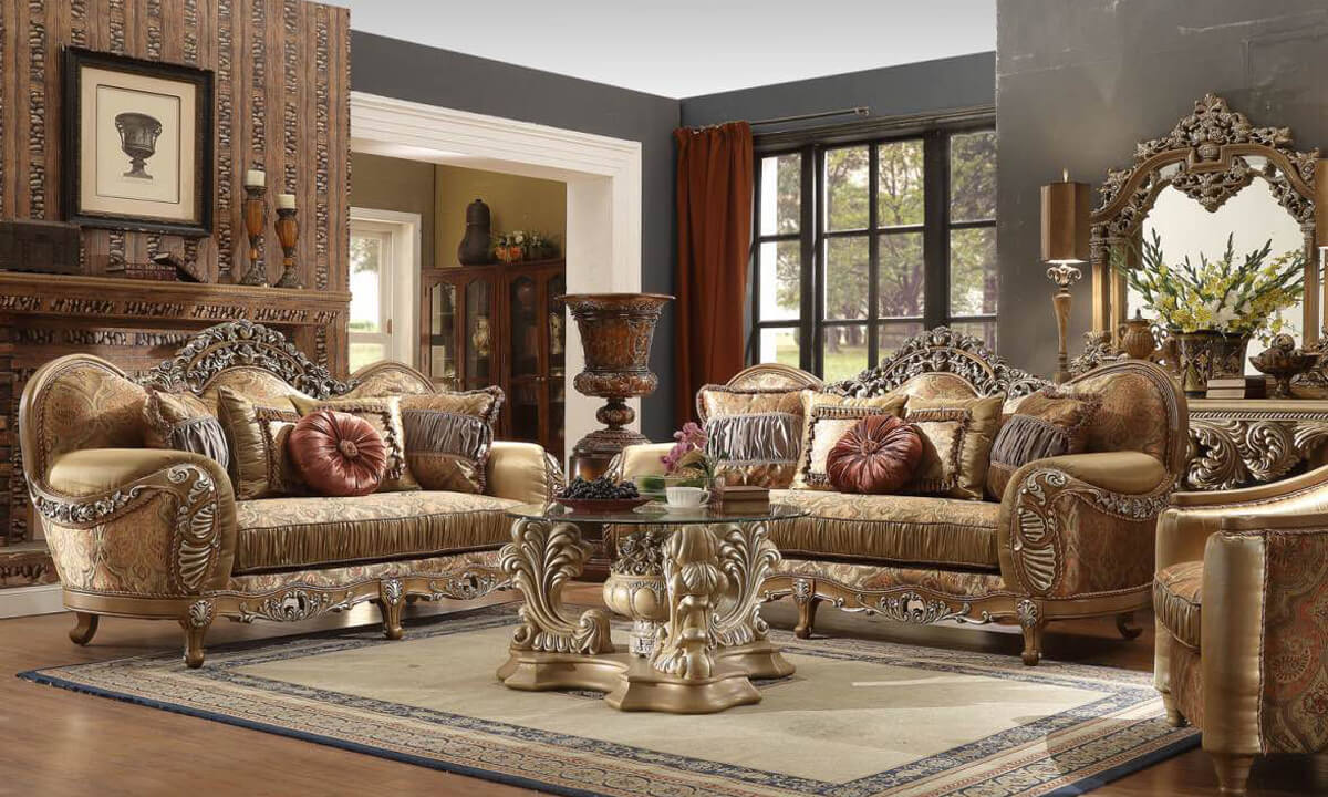 Hd 622 3pc Sofa Set Homey Design Inc, Homey Design Living Room Sets